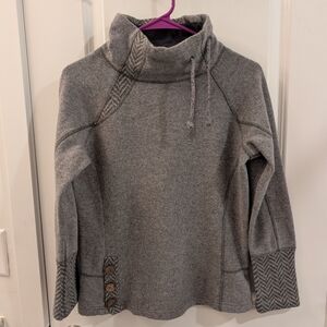 Gray Prana Lucia Cowl Neck Sweater